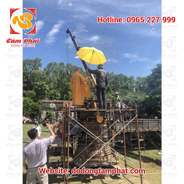lễ đúc đại hồng chung chùa Phổ Nghiêm Nghi Lộc Nghệ An