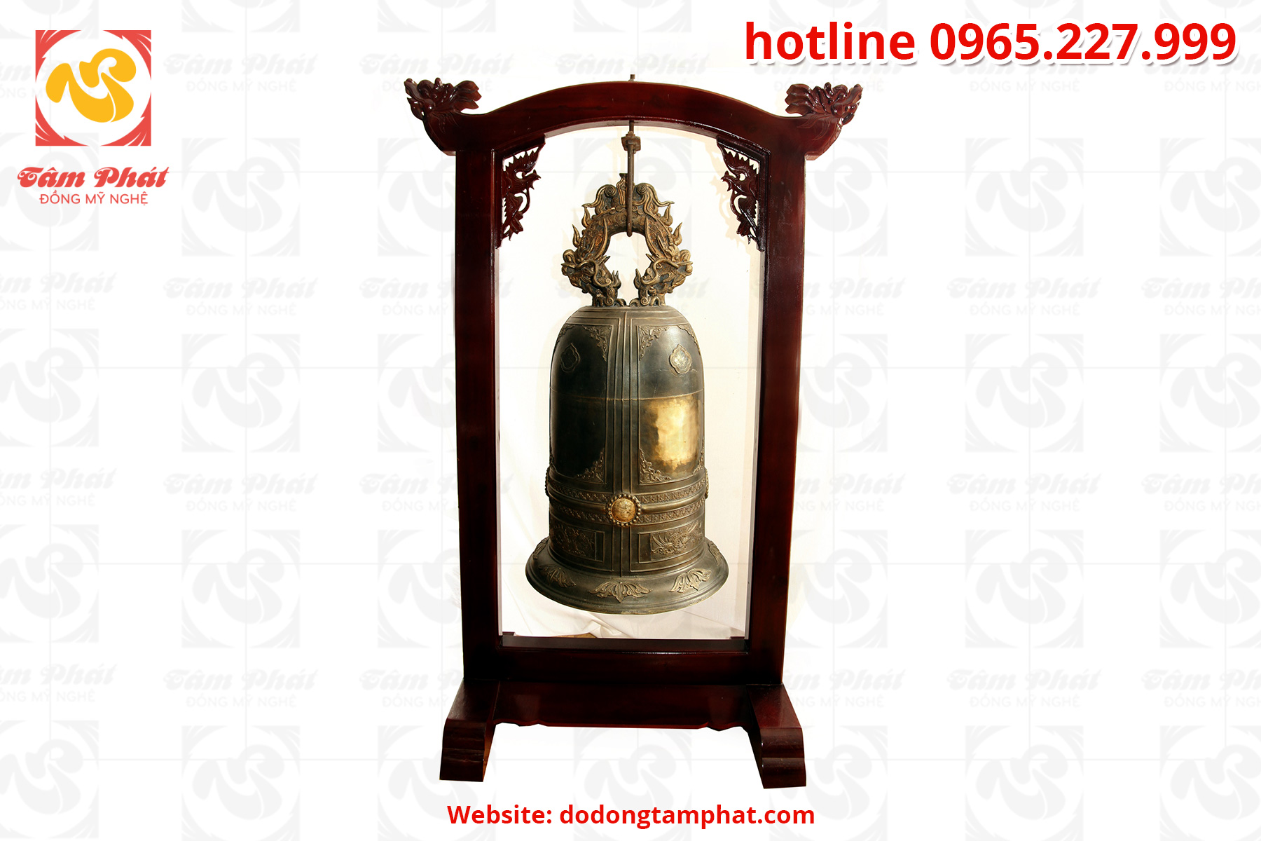 Chuông đồng cao 50 cm