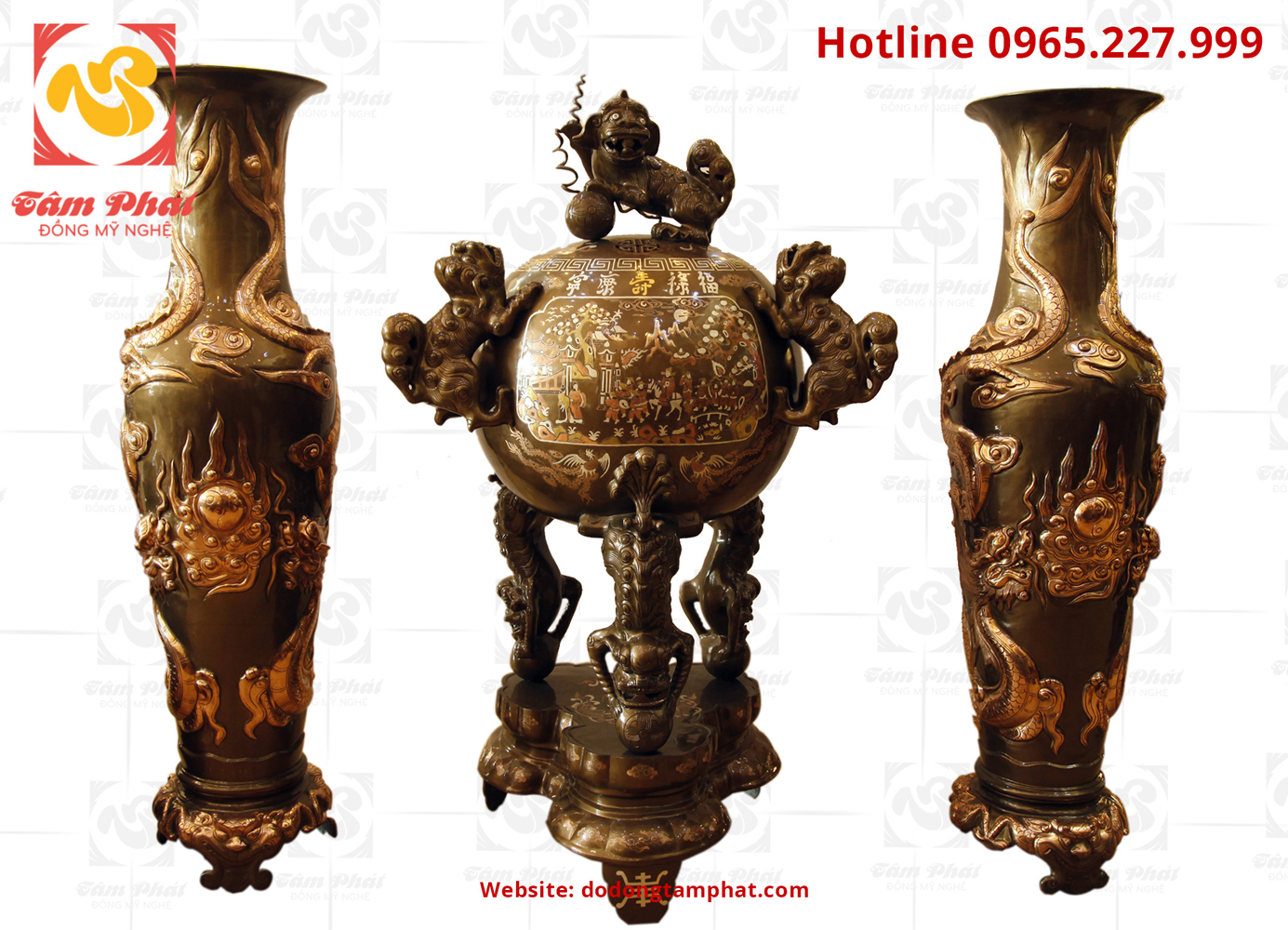 Tượng đồng đại tướng Võ Nguyên Giáp bán thân cao 50 cm