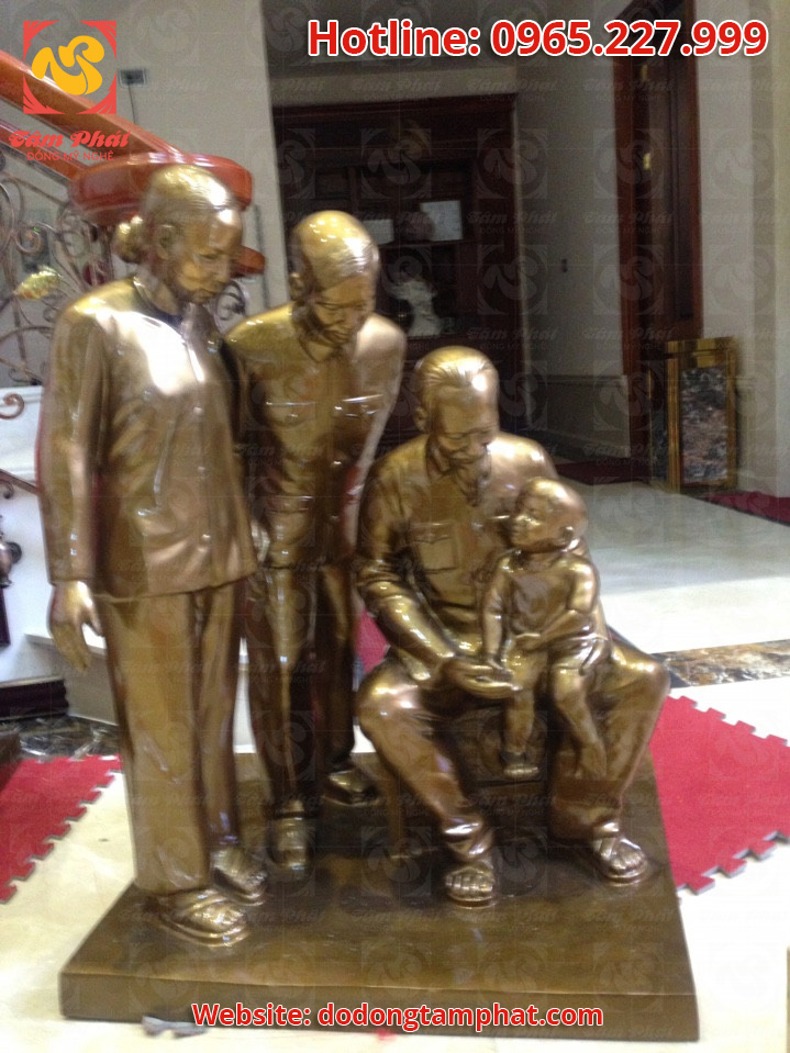 Đúc tượng chân dung bằng đồng - Tượng truyền thần