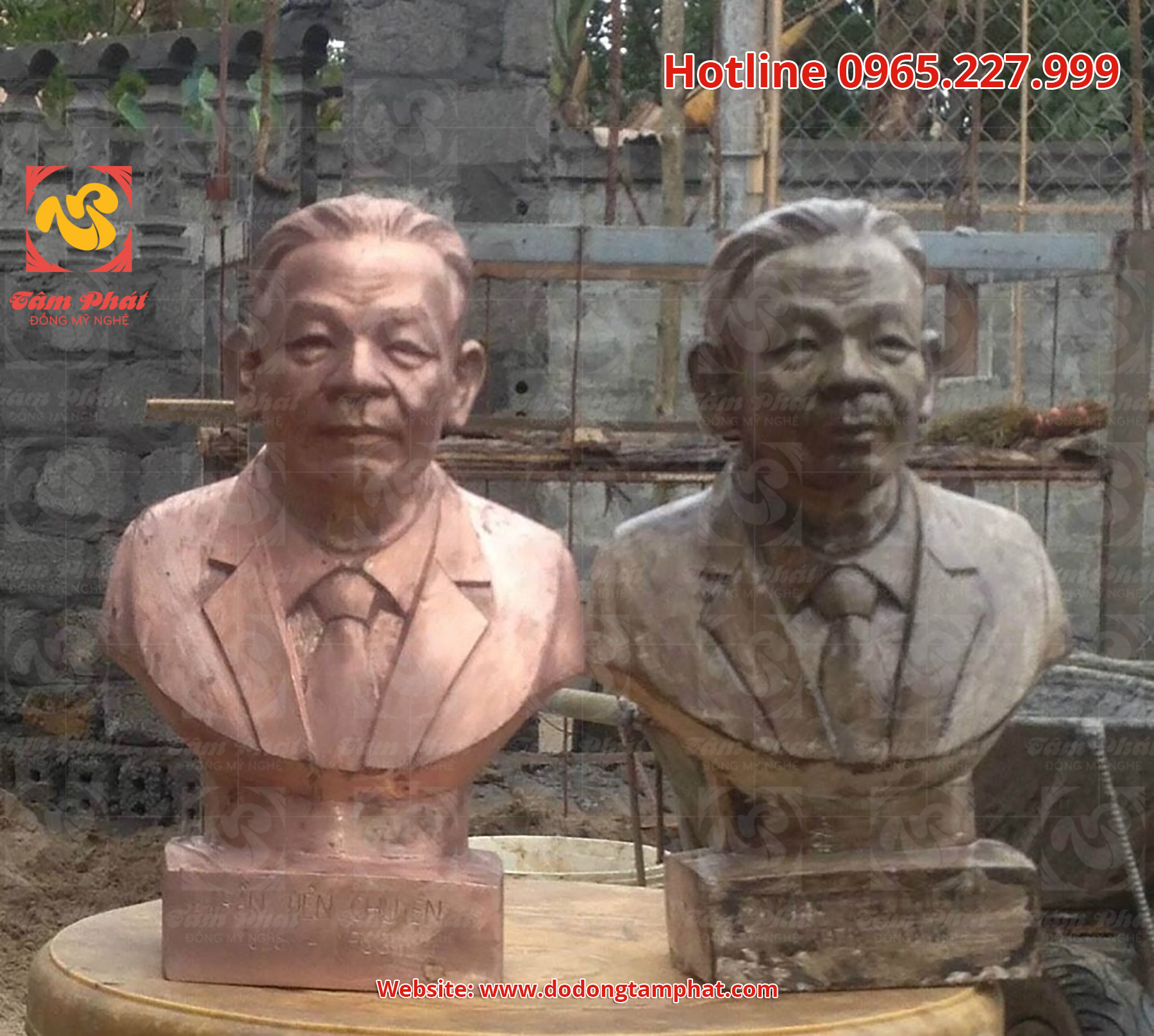 Đúc tượng chân dung bằng đồng - Tượng truyền thần