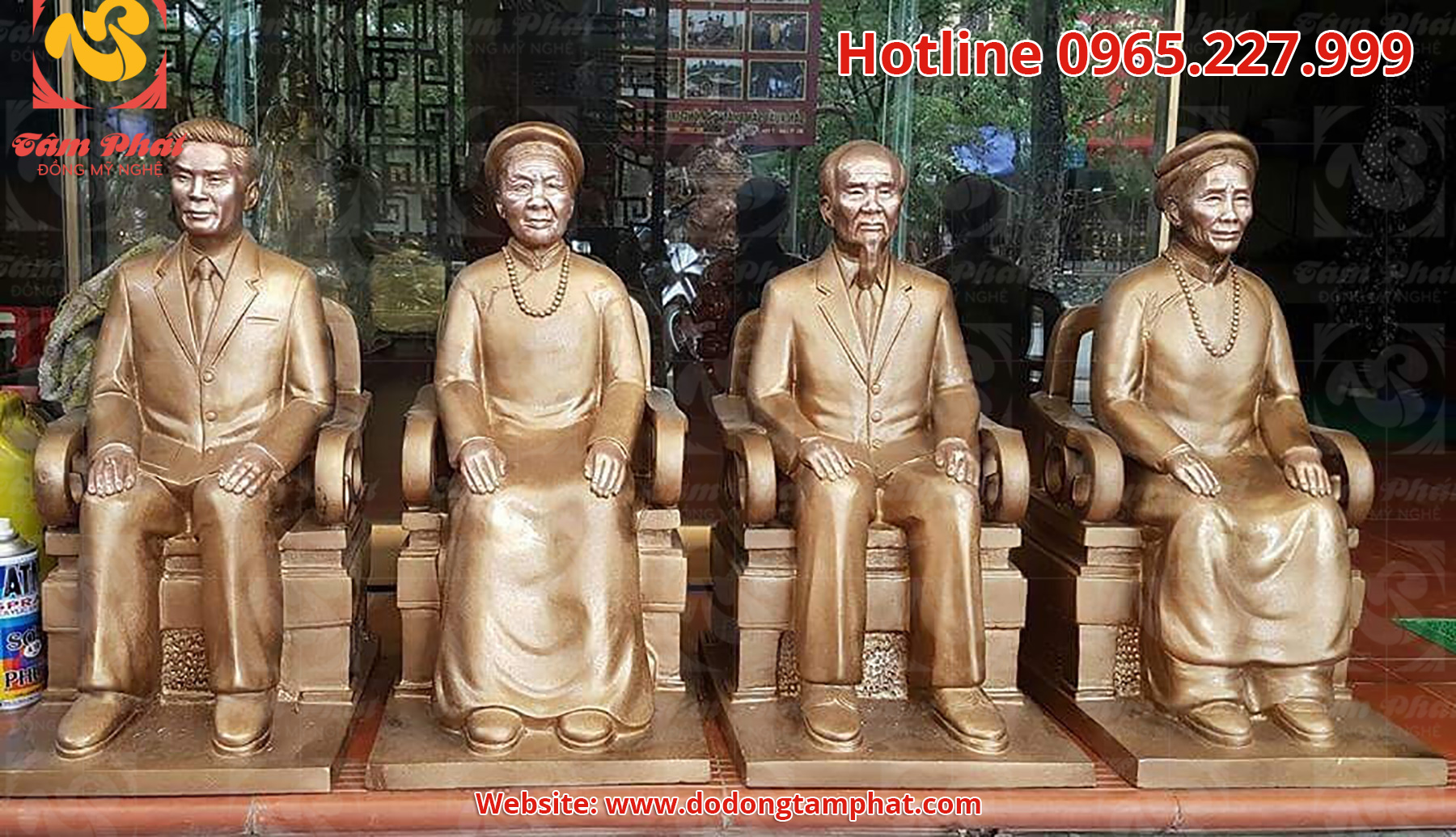 Đúc tượng chân dung bằng đồng - Tượng truyền thần