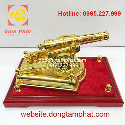 Pháo thần công mạ vàng 24K