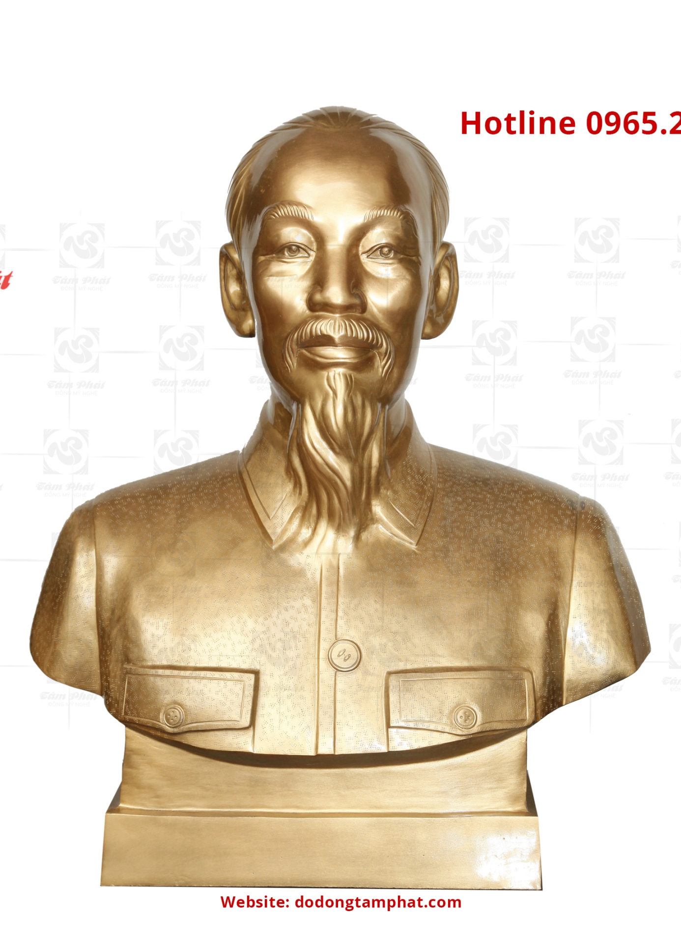 Tượng Bác Hồ bán thân bằng đồng