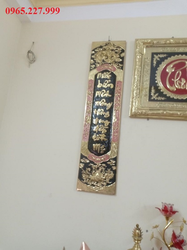 Hoành phi câu đối bằng đồng ý nghĩa, đại tự Phúc Lộc Thọ