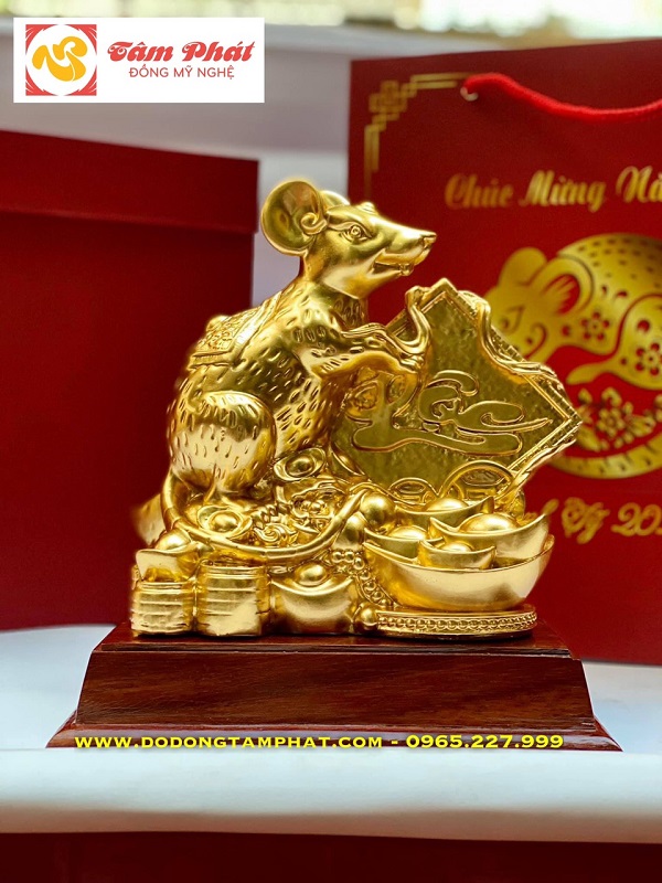 Quà tặng chuột vàng cho năm mới Canh Tý 2020