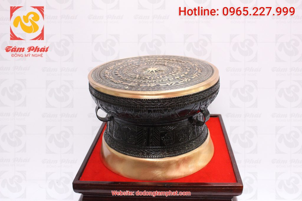 Trống đồng Ngọc Lũ đường kính 40 cm