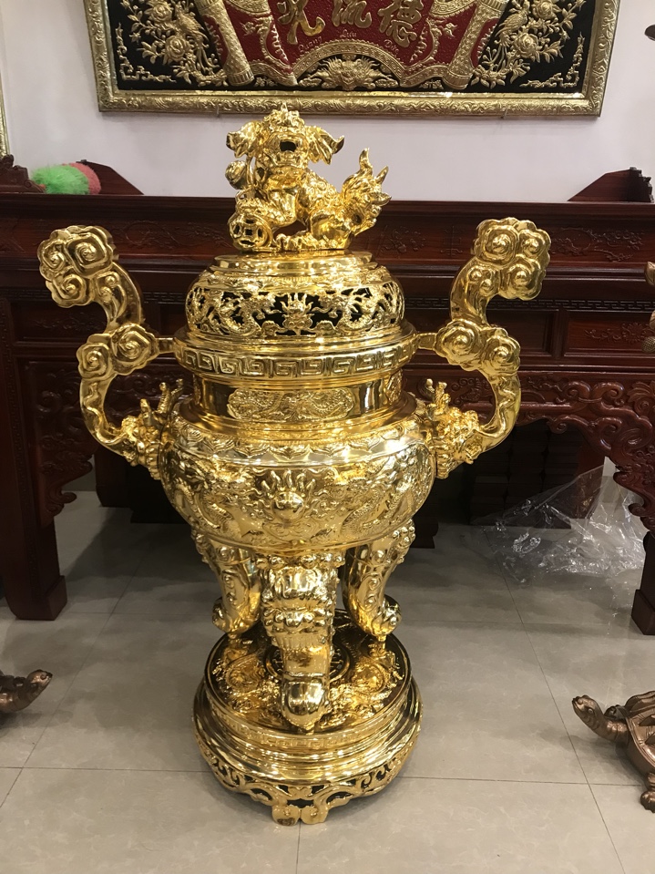 Hàng đúc thủ công tại làng nghề truyền thống của Đồng mỹ nghệ Tâm Phát