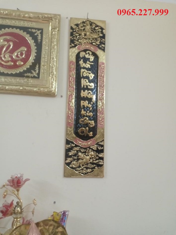 Hoành phi câu đối bằng đồng ý nghĩa, đại tự Phúc Lộc Thọ