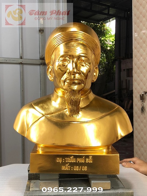 Các mẫu tượng đồng truyền thần thếp vàng 9999