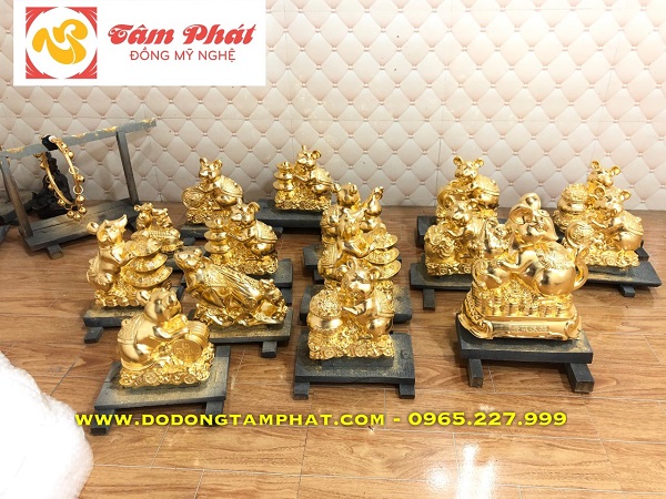 Một số mẫu quà tặng chuột vàng cao cấp đẹp nhất