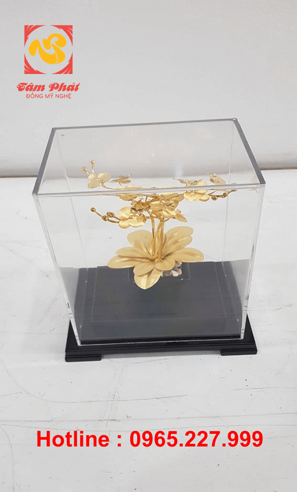 Hoa đồng mạ vàng 24k đẹp tinh xảo - món quà ý nghĩa nhất Hoa đồng mạ vàng 24k đẹp tinh xảo - món quà ý nghĩa nhất
