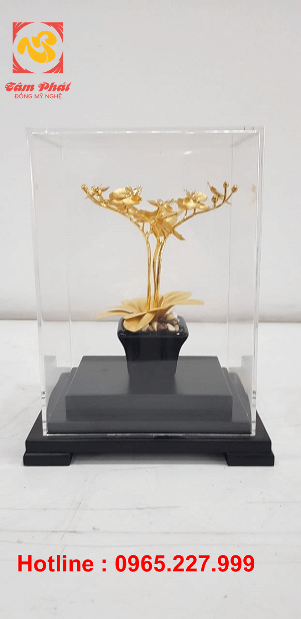 Hoa đồng mạ vàng 24k đẹp tinh xảo - món quà ý nghĩa nhất Hoa đồng mạ vàng 24k đẹp tinh xảo - món quà ý nghĩa nhất