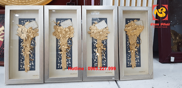 Tranh lưu niệm mạ vàng độc đáo - quà tặng nội thất ý nghĩa Tranh lưu niệm mạ vàng độc đáo - quà tặng nội thất ý nghĩa