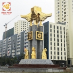 Đồ đồng Tâm Phát thi công Tượng Đài biểu tượng của Thành phố Bắc Ninh