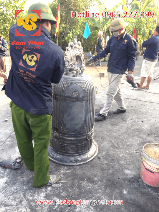 Đồng Tâm Phát nhận đúc chuông - tượng cho đền, chùa trên toàn quốc