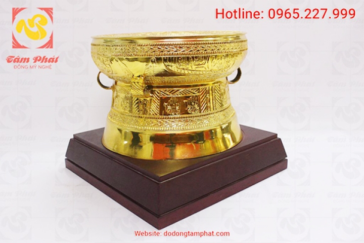 Trống đồng lưu niệm cao cấp - món quà tặng đậm đà bản sắc dân tộc