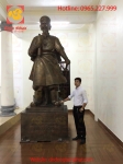 Tượng Trần Hưng Đạo bằng đồng