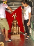 Tượng An Sinh Vương Trần Quốc Liễu cao 1m đồng đỏ đã hoàn thành