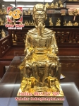 Tượng Đức Thánh Trần mạ vàng 24K cao cấp