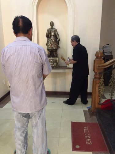 Tượng Trần Hưng Đạo 1m2 khảm tam khí