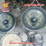 Chiêng đồng rồng phượng đường kính 60cm Tâm Phát