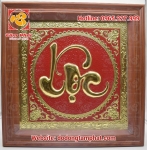 Tranh chữ đồng Phúc Lộc Thọ trang trí đẹp tinh xảo