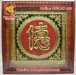 Tranh chữ đồng Phúc Lộc Thọ trang trí đẹp tinh xảo
