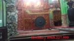 Chiêng đồng đường kính 70cm, giá gỗ, âm thanh trong trẻo