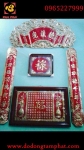 Hoành phi câu đối bằng đồng sơn son thếp vàng 9999