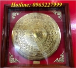 Tranh trống đồng treo tường đường kính 50cm hình thức đẹp mắt