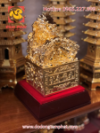 Ấn Rồng phong thủy thếp vàng 9999 sang trọng, đẹp mắt