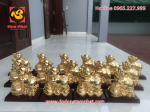 Linh vật lợn thiếp vàng 9999 cao cấp