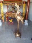 Đôi hạc thờ đồng đỏ 1m73 bàn giao cho khách Nghệ An