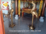 Đôi hạc thờ đồng đỏ 1m73 bàn giao cho khách Nghệ An