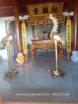 Đôi hạc thờ đồng đỏ 1m73 bàn giao cho khách Nghệ An