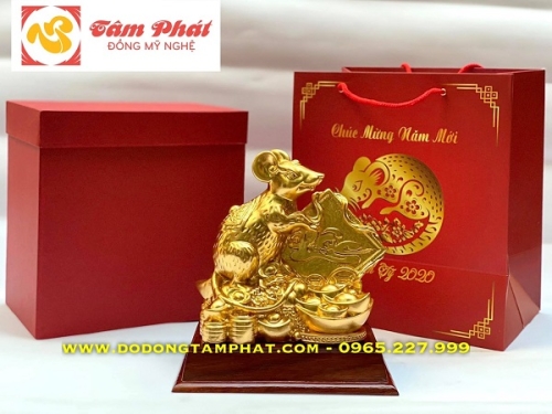 Quà tặng chuột vàng cho năm mới Canh Tý 2020