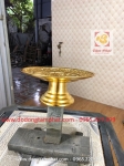 Mâm bồng cao cấp bằng đồng dát vàng