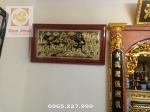 Tranh đồng Vinh Quy Bái Tổ đẹp cổ kính, trang nghiêm