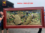 Tranh đồng Ngọc Đường Phú Quý kích thước 2m3x1m2