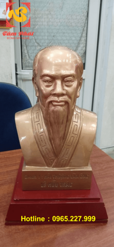 Tượng Hải Thượng Lãn ông bằng đồng cao 42cm