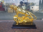 Một số mẫu tượng Hổ phong thủy độc đáo bằng đồng mạ vàng 24k