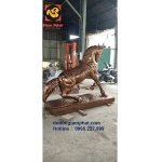 Đúc tượng ngựa bằng đồng đỏ kích thước lớn theo yêu cầu