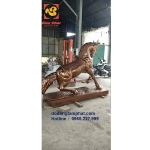 Đúc tượng ngựa bằng đồng đỏ kích thước lớn theo yêu cầu