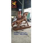 Đúc tượng ngựa bằng đồng đỏ kích thước lớn theo yêu cầu